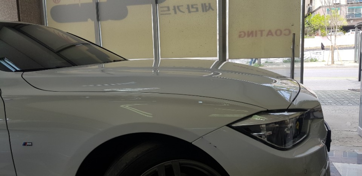  귤현동 수입차 부분 도색 잘 하는 곳 [세라가드 계양점] BMW 520d 프론트 범퍼 및 휀더 부분 도색 작업.