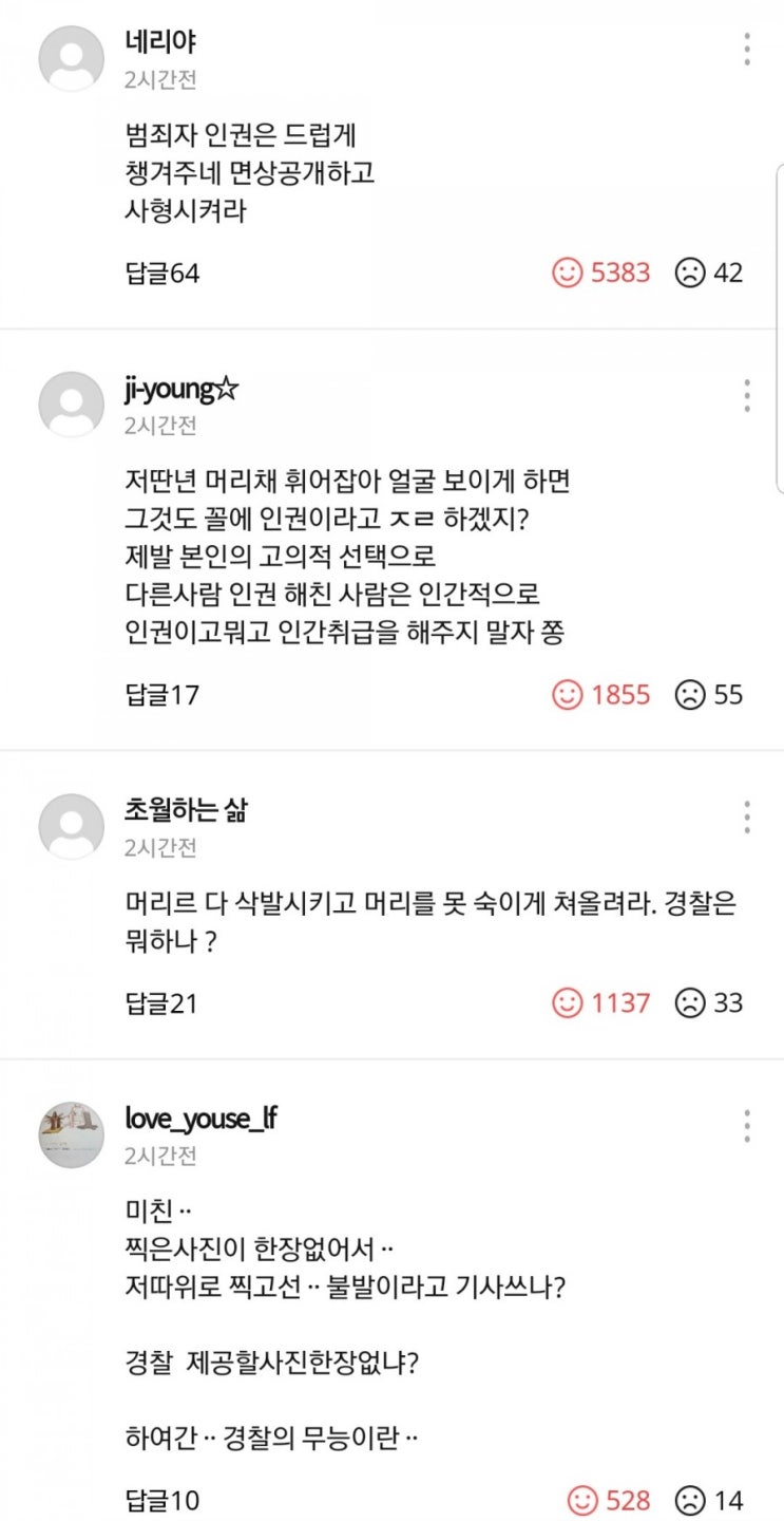  고유정 얼굴 공개 불발