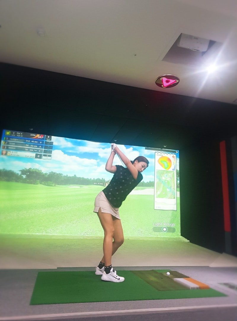 휴일에 골프존파크 대구 동촌스크린 골프연습장 고우! : 네이버 블로그
