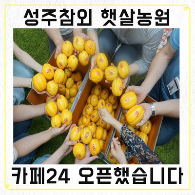  성주참외 햇살농원 카페24 오픈했습니다