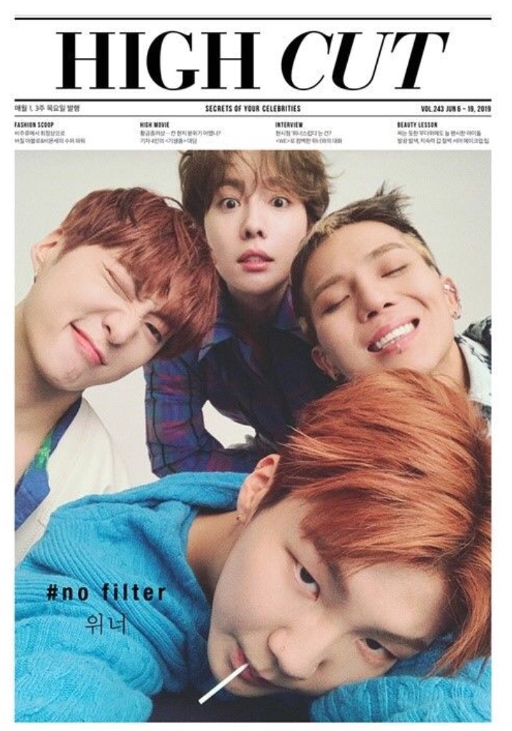  위너, 스마트폰으로 직접 찍은 매거진 표지 스타 스타일 매거진