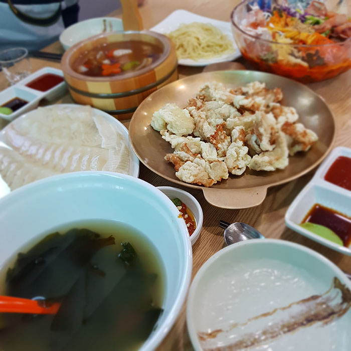  알짜배기 수원 물회 맛집 푸짐하게 먹어요 해람회수산시장!