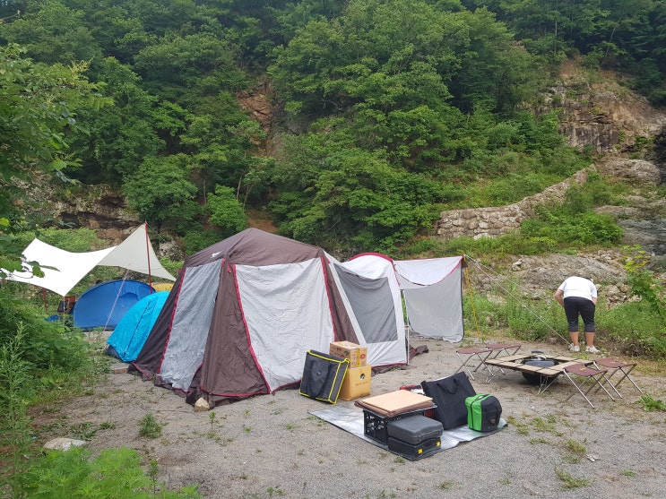  강원도 양구 천미계곡으로 힐링캠핑여행
