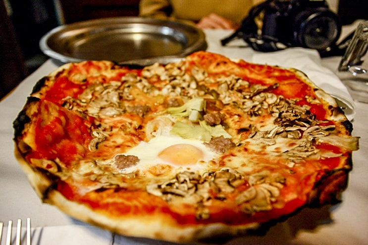 로마 피자 맛집, 로마 스타일의 계란피자, 바페토 피자