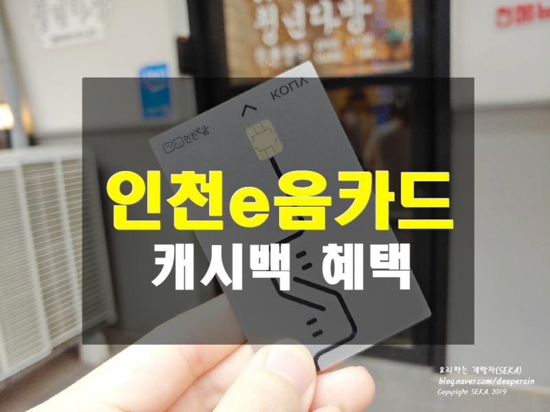 인천 이음카드 종류, 프로모션 파헤치기