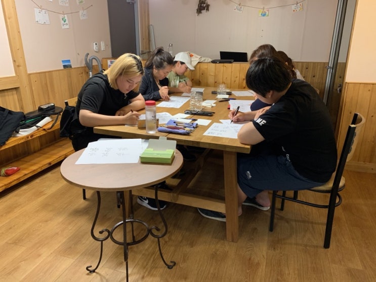  올레캠프 “6월 수채 캘리그라피 클래스”