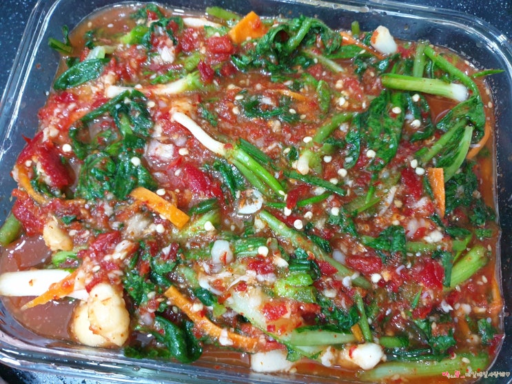  주간밥상 일주일 내내 담금....(여름김치)