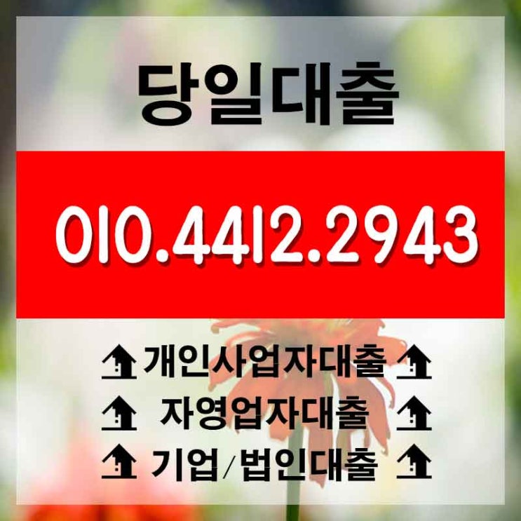 안산 일수 광진대출 여성 개인 소액 당일 알아보시나요?