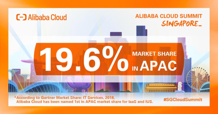 아태지역 1위 클라우드 서비스 업체는 알리바바 클라우드