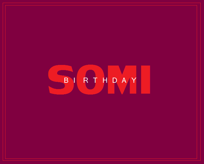  # 전소미 - birthday(벌스데이)