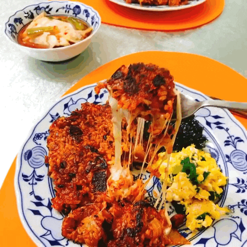 강식당 김치밥 맛있어요 - 김치밥이 피오씁니다~~^^