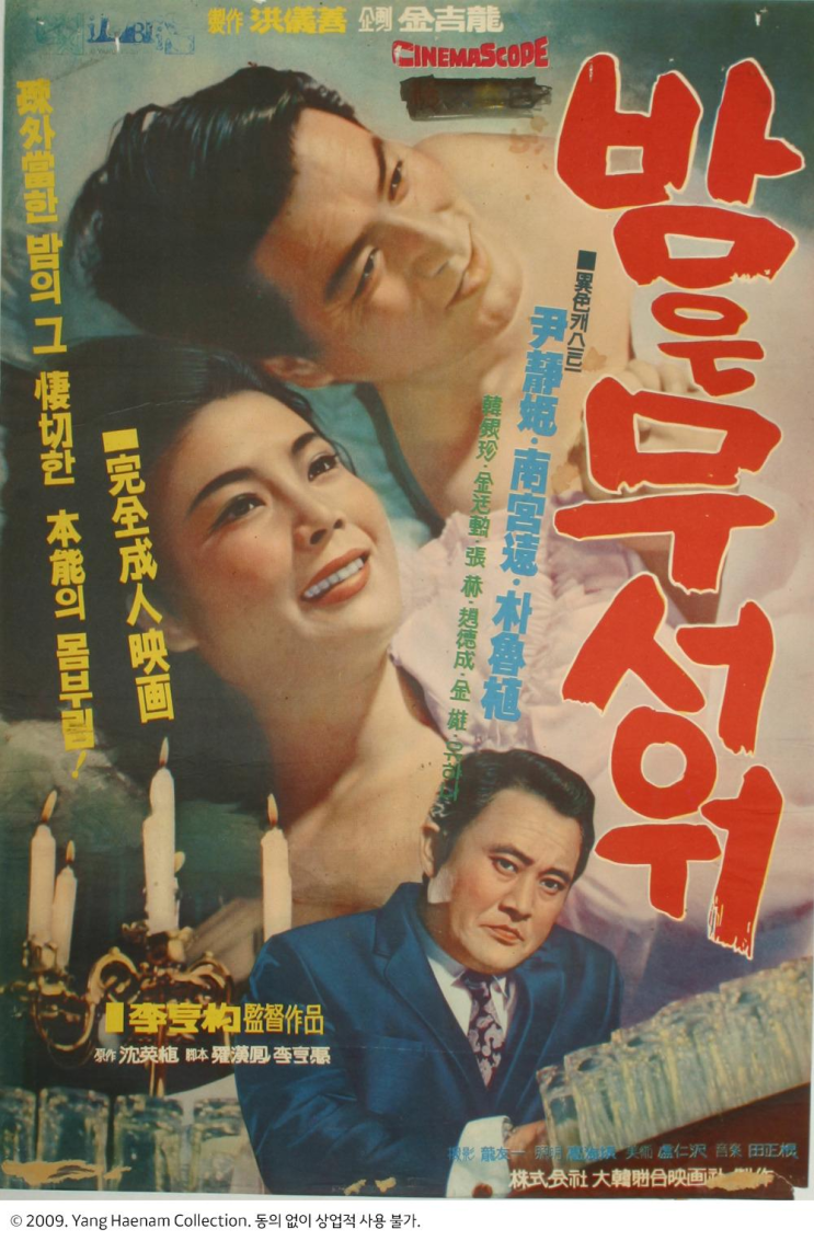  밤은 무서워 (1968)Fearful Nights-윤정희,남궁원,박노식