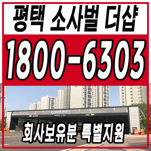  평택 소사벌 더샵 파격혜택 바로입주!