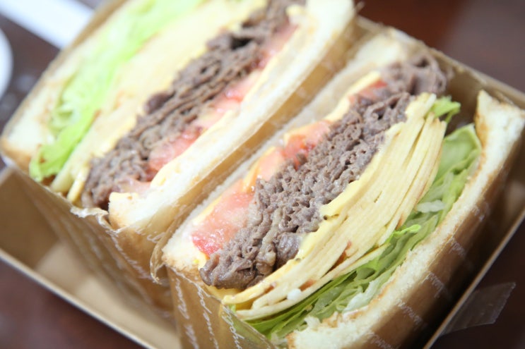  수유동맛집 '케슬리' 브런치카페에서 샌드위치배달!