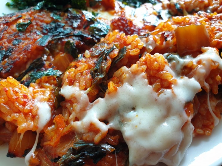  김치밥이 피오씁니다 ~ 만들어봤어요^^ 강식당2