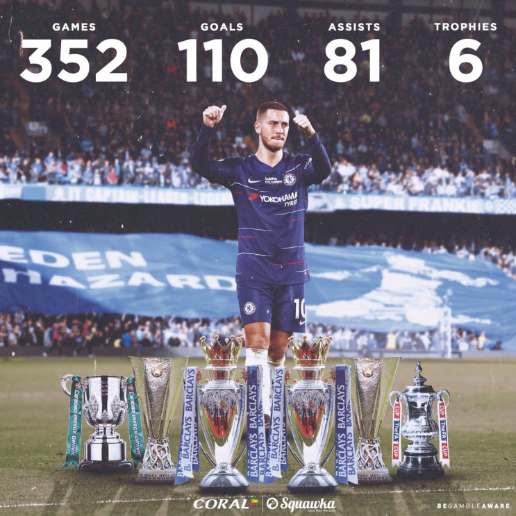 첼시를 떠나는 에당 아자르 기념 : Thank You Eden Hazard!