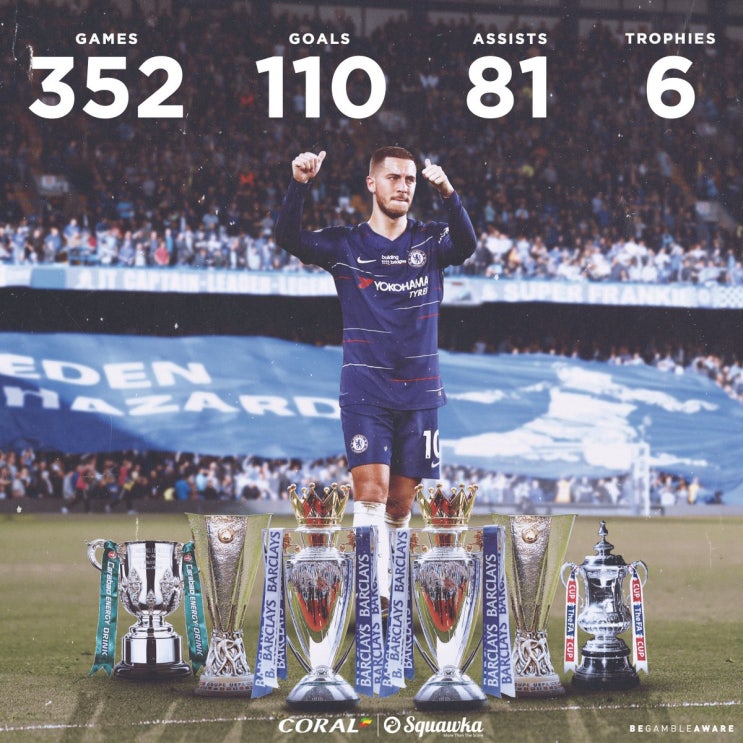  첼시를 떠나는 에당 아자르 기념 : Thank You Eden Hazard!