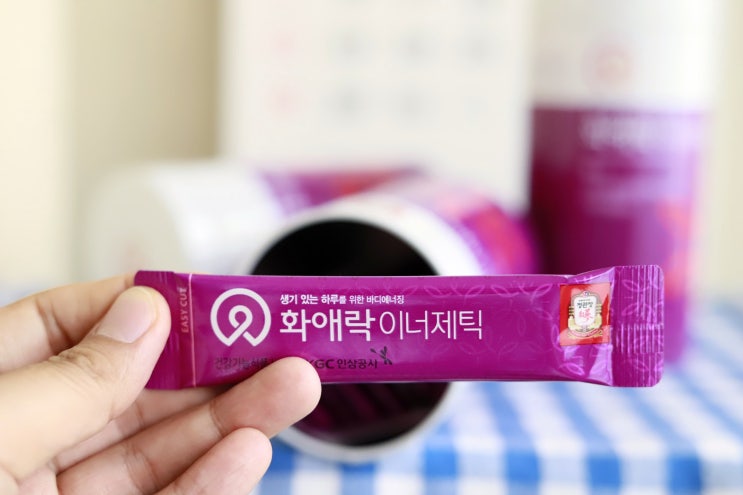  [ 정관장 화애락 이너제틱 ] 홍삼도 식이섬유도 간편하고 맛있게 즐기기!