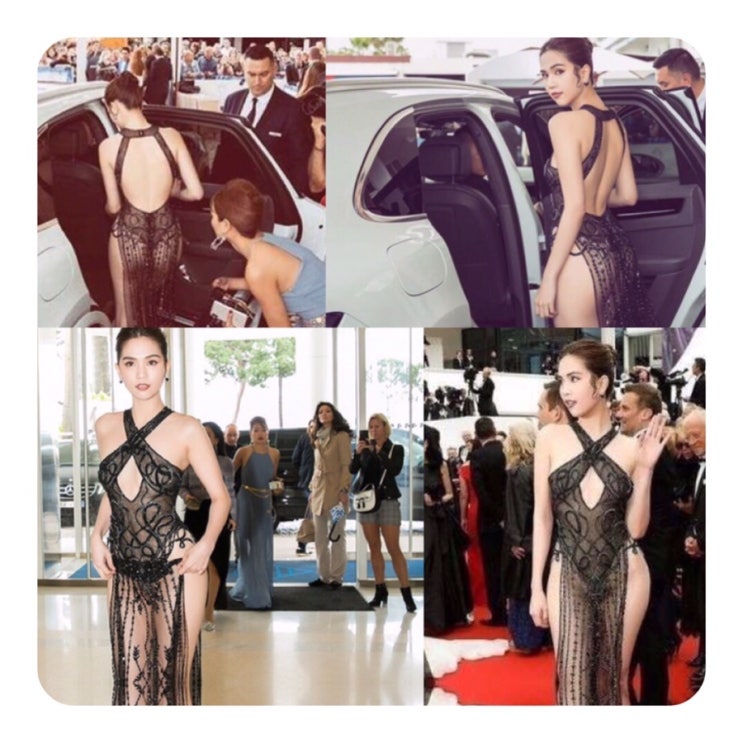  응옥찐 파격 드레스 사진! 섹시해서 불법?
