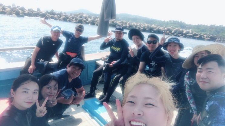  스쿠버다이빙 제주도 범섬으로 고고고