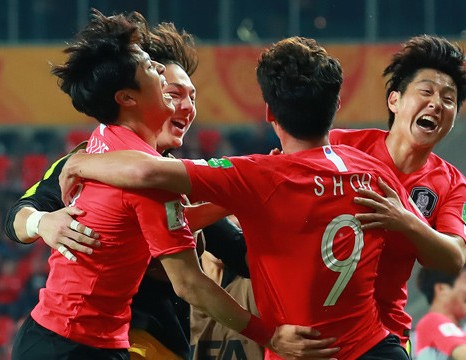  U-20축구경기를 보고