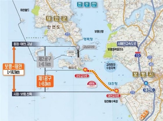  보령해저터널, 추가 공사 후 2021년 말 개통
