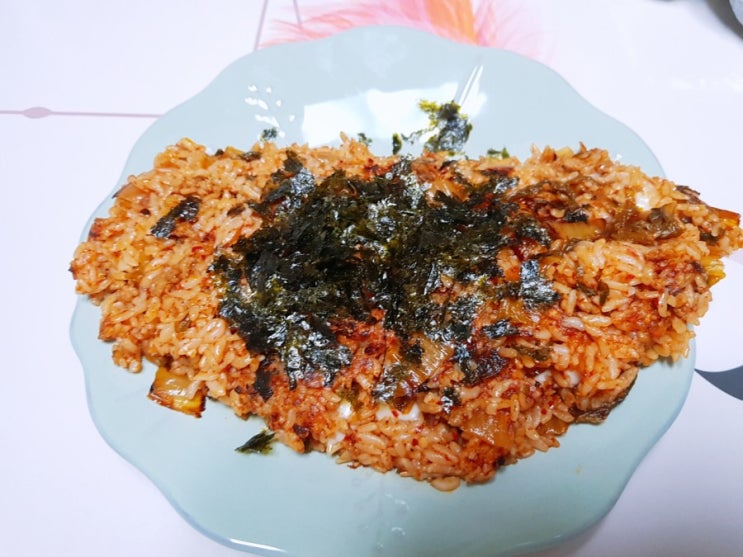  강식당 김치밥 만들기:)
