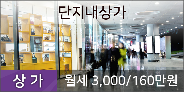  청담공인중개사/상가 송도동/단지내상가/ 먹자골목 골목상권 소형점포 /월세 3,000/160만원/송도부동산