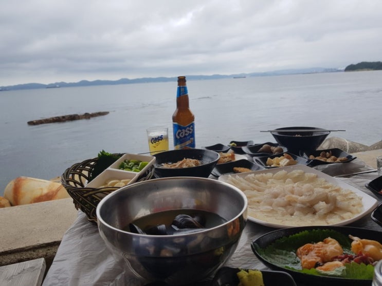  포항 오션뷰 횟집 신선도 말고 바다가 보이는 풍경회타운!