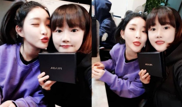  청하 가슴수술 성형전 매니저 류진아 나이? 미국 유학 집안 스토리