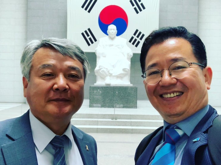  김원웅 광복회 신임 회장 취임