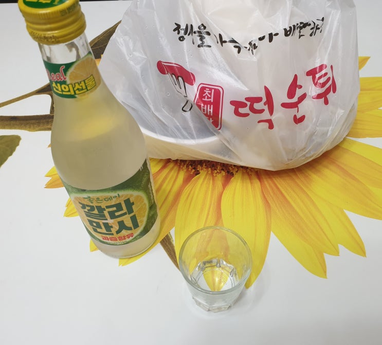  천안생활 혼술중 떡순튀