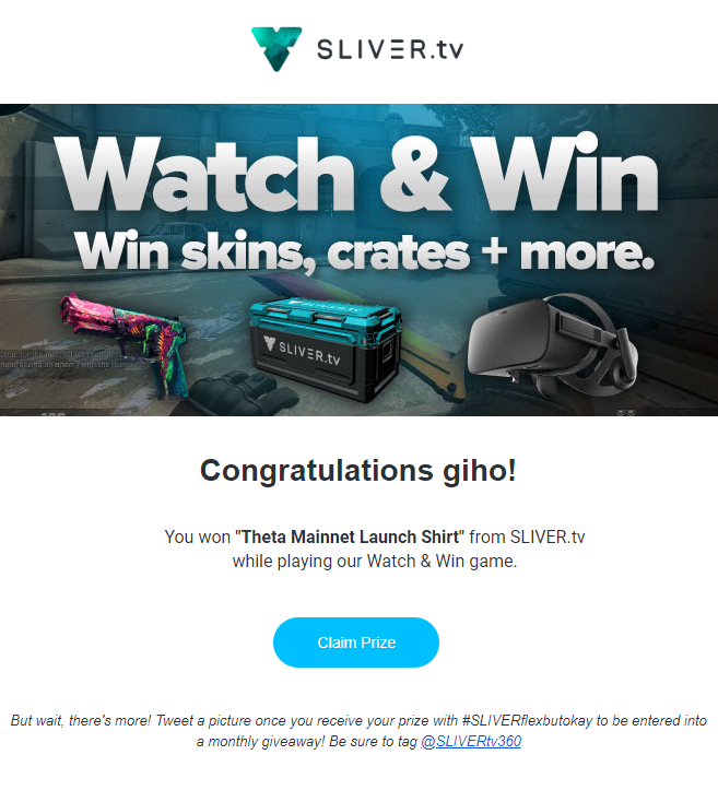슬리버tv 경품 또 당첨!! 슬리버tv 경품 또 당첨!!