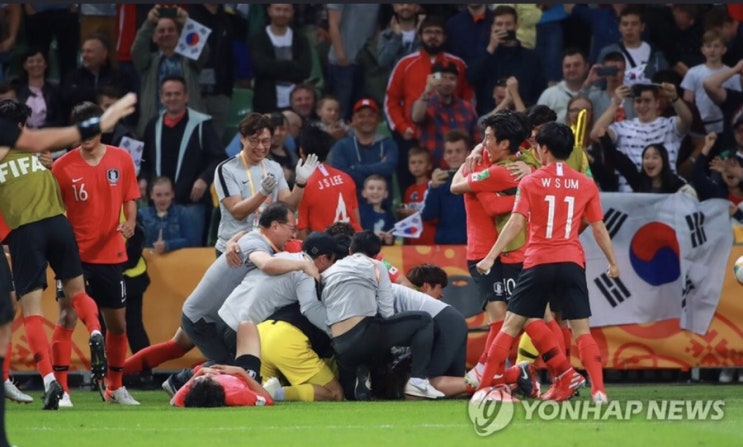  U-20월드컵 대한민국 대표팀 세네갈 꺾고 36년만에 4강 진출