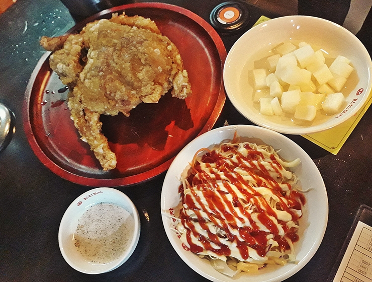  화명동맛집 백종원네 한신포차에서 옛날통닭과 알탕, 화명동술집