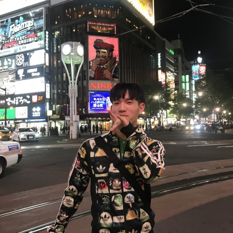 졸업여행 in 5월의 훗카이도(삿포로), 스스키노에서의 첫째 날 기록