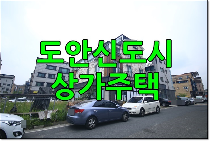 대전 도안신도시 상가주택매매