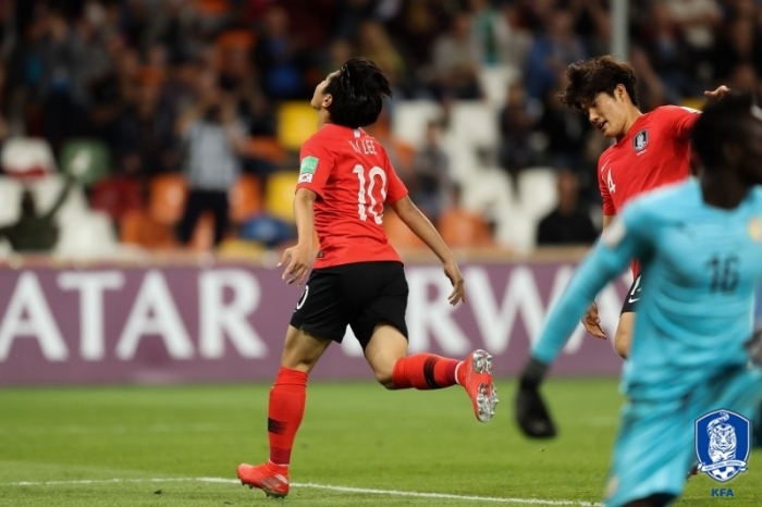 2019년 FIFA U-20 월드컵 36년만에 4강진출