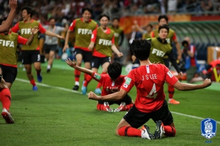  u-20 축구 대한민국 4강진출