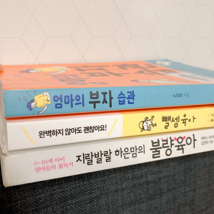  이틀간 읽은 책 - 엄마의 부자습관 / 뺄셈육아 / 지랄발랄 하은맘의 불량육아