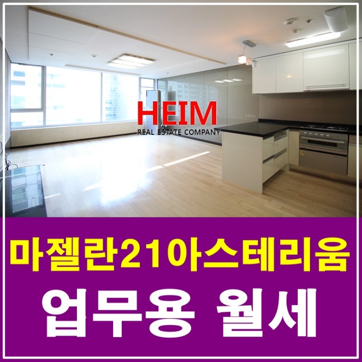  삼성동오피스텔 업무용 마젤란21아스테리움 월세