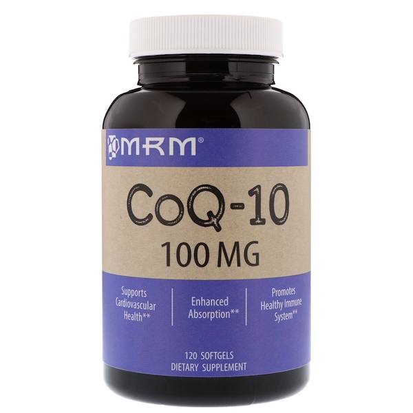  아이허브코큐텐CoQ10  MRM, 코엔자임 큐-10, 100 mg, 120 소프트젤 구매자 후기 모음