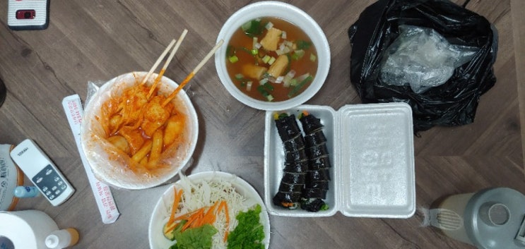  충주 성서동 오뚜기분식 쫄면을 먹다