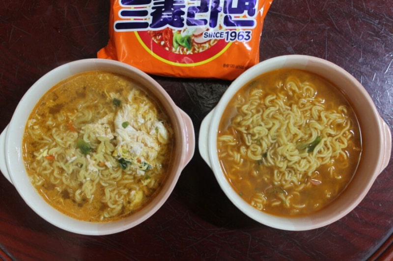 라면 포장지 사진에 숨겨진 비밀!? 라면에 계란 넣고, 안 넣고 비교 실험 : 네이버 블로그
