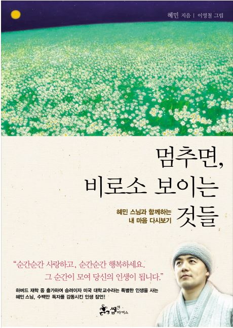  멈추면 비로소 보이는 것들 - 혜민