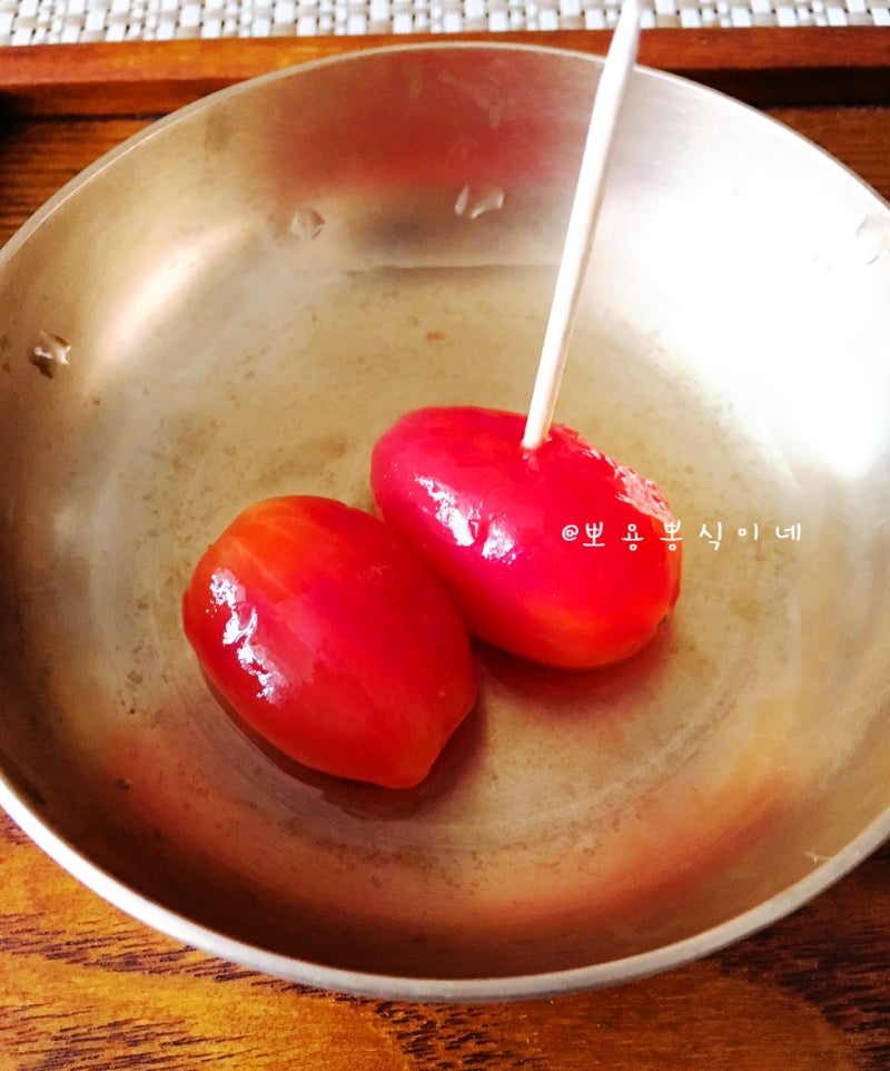 [디저트] 방울토마토 츠케모노 만들기 - 일본식 토마토절임 / 쓰케모노