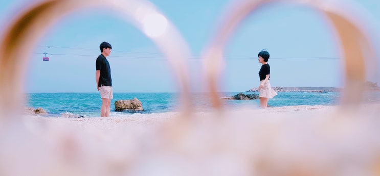  스노쿨링 하러 간 장호비치캠핑장