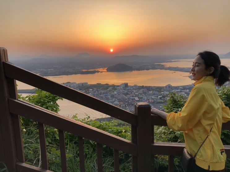  성산일출봉 일출대신 일몰보러 당겨옴