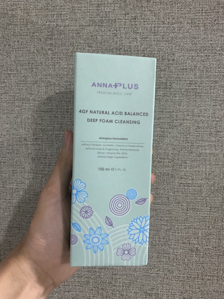  [여드름 클렌징폼] 안나플러스 약산성 폼클렌징 추천 당김없이 말끔하게 !