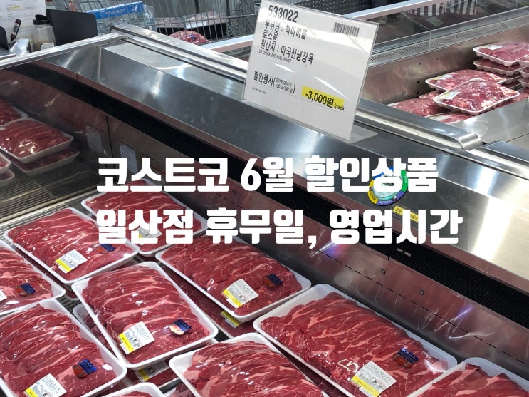  코스트코 6월할인상품 발품팔아 찍어옴요(휴무일)